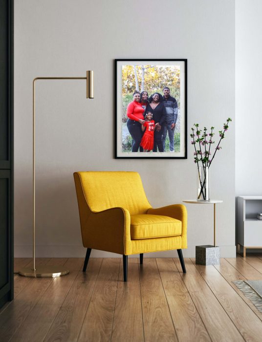 Frame in Living Room